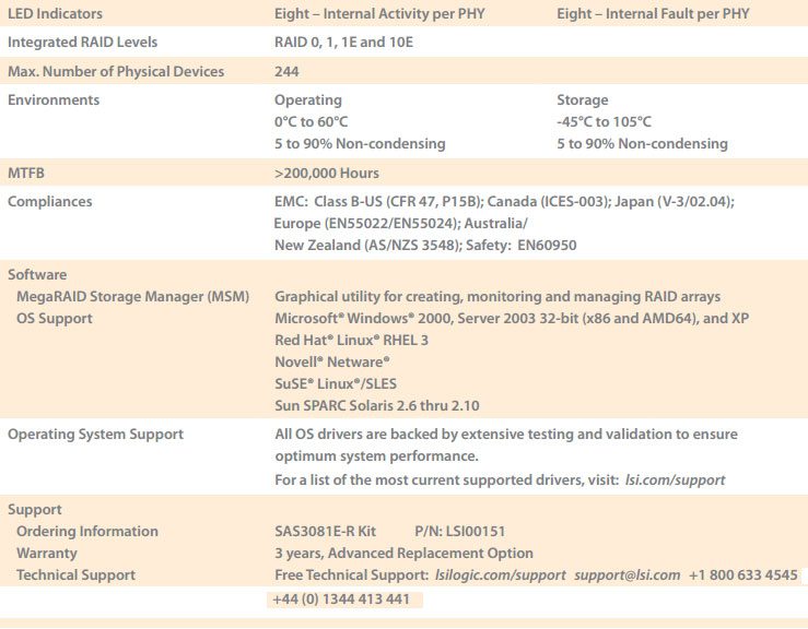 card raid sas lsi 3081e r b3 2