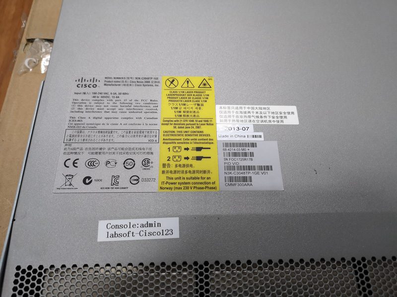 Cisco Nexus N3K-C3064PQ-10GX 10GE switch 48 ports 10G sfp Layer 3 - Ảnh 2