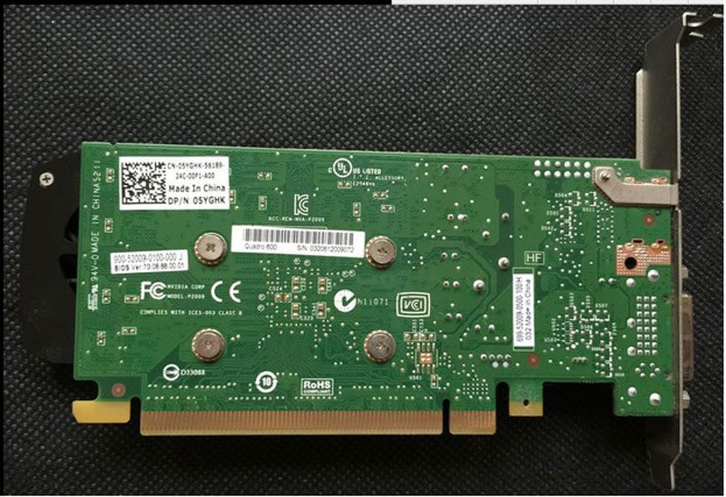 VGA Nvidia Quadro 600 1GB 128-Bit DDR3 PCIe 2.0 x16 - Ảnh 4