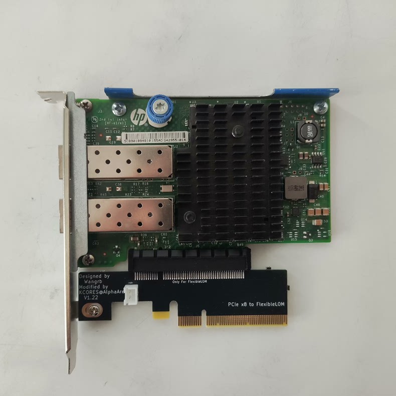 Card NIC HPE Ethernet 10GB 2 Port 560FLR SFP+ adapter 06 Card NIC HPE Ethernet 10GB 2 Port 560FLR SFP+ adapter 06