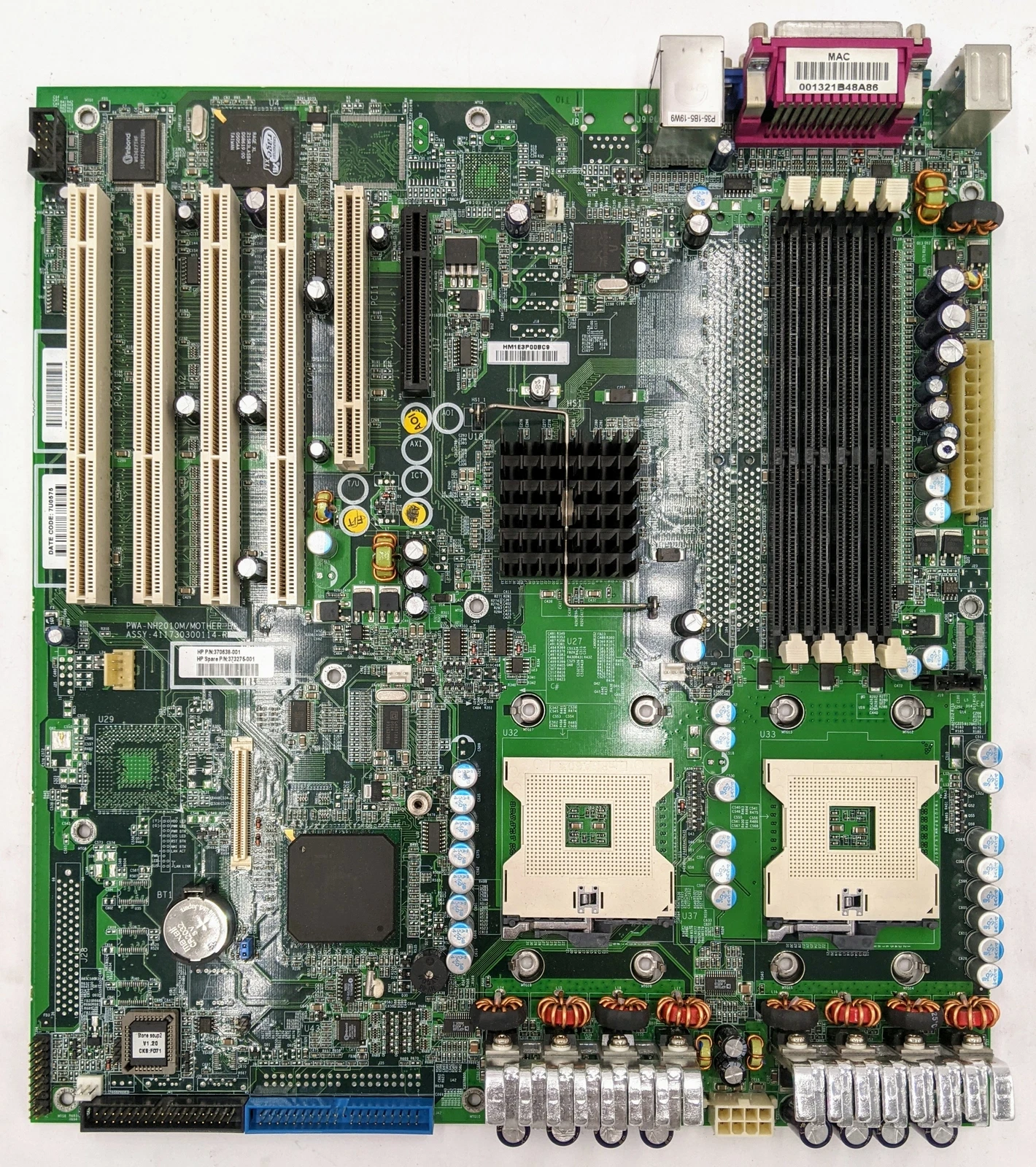 bo mach chu mainboard hp ml150 g2 373275 001 370638 001 01