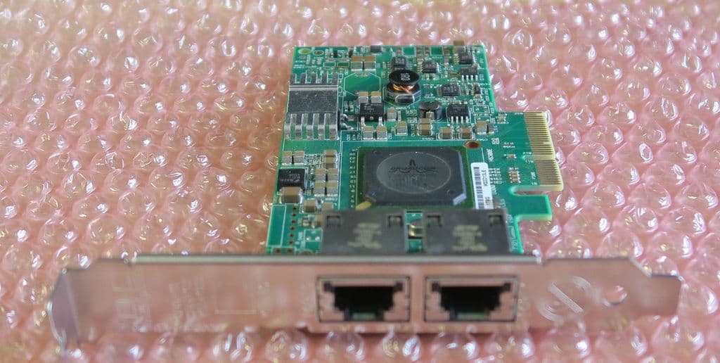 dell g218c broadcom 5709 netxtreme ii dual port gigabit ethernet adapter card [2] 39513 p