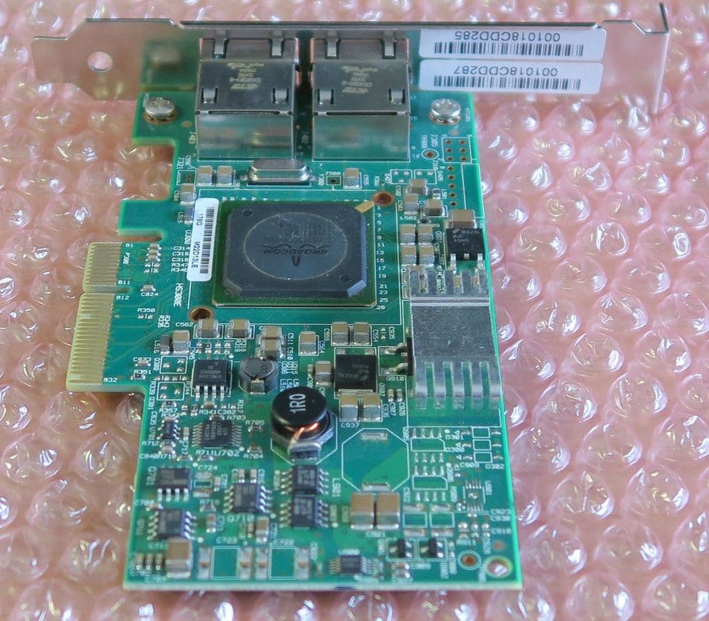 dell g218c broadcom 5709 netxtreme ii dual port gigabit ethernet adapter card [4] 39513 p