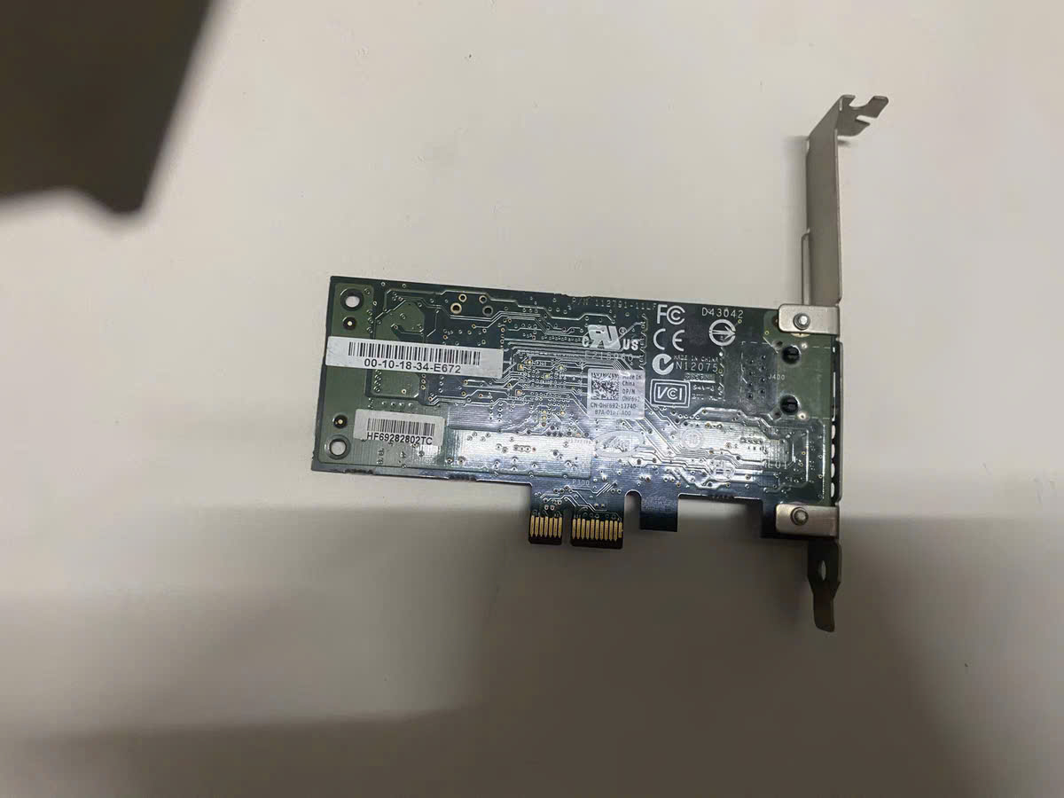 card lan nic dell 0yj686 YJ686 broadcom 1 port 1gbe 1000baase t pci express network card 02 card lan nic dell 0yj686 YJ686 broadcom 1 port 1gbe 1000baase t pci express network card 02