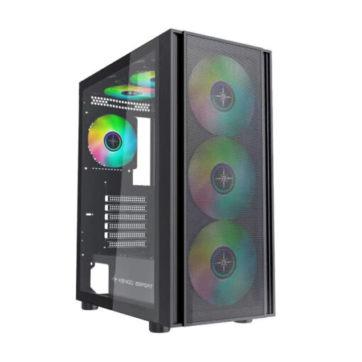 Vỏ máy tính KENOO ESPORT EM700 3F Mầu Đen (Mid Tower E ATX) 01