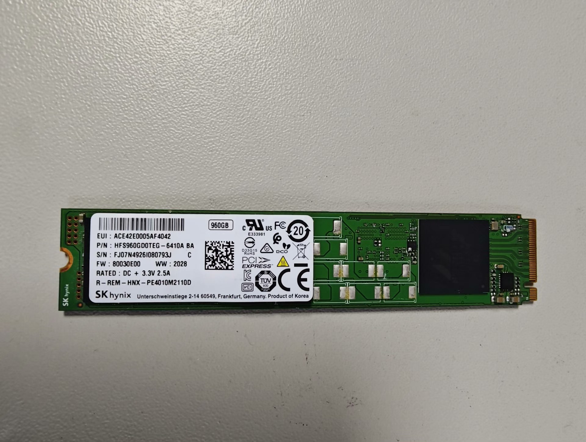 ssd hynix 960gb m 2 22110 nvme ssd hfs960gd0teg 6410a pe4010 01 ssd hynix 960gb m 2 22110 nvme ssd hfs960gd0teg 6410a pe4010 01