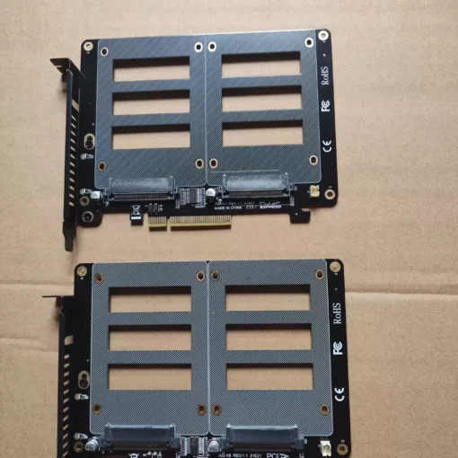 the-chuyen-doi-pcie-x8-sang-2-u2-nvme - ảnh 1